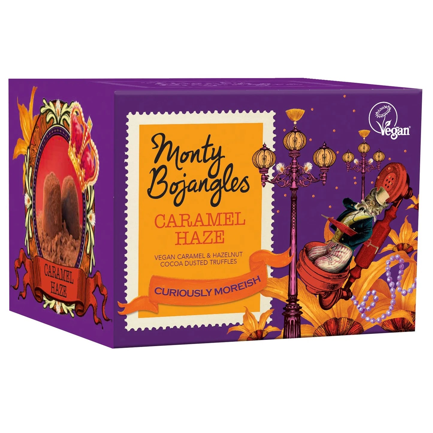 Caramel Haze gift box of Vegan Friendly caramel truffles 100g