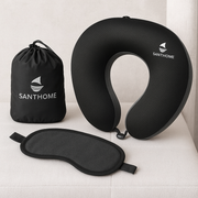 Santhome Travel Set (Pillow and Eyemask in Pouch)