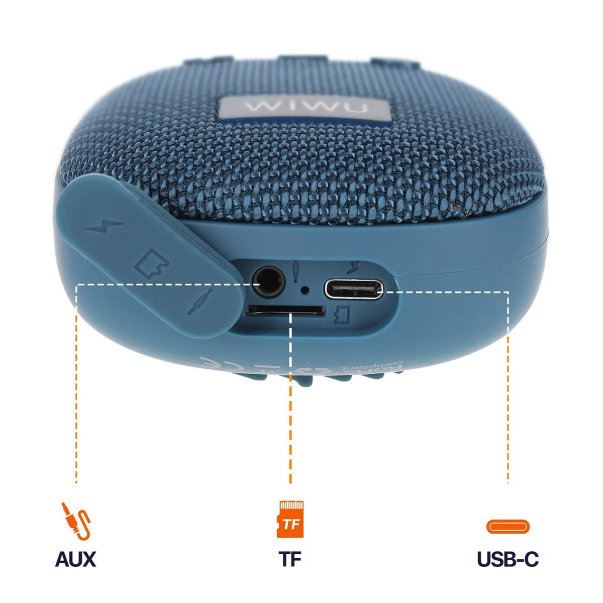 WiWU Clip Fun Portable Wireless Speaker (Model: H3)