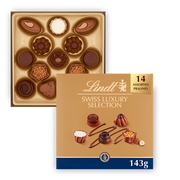 Lindt Swiss Luxury Selection Chocolate Box 143g