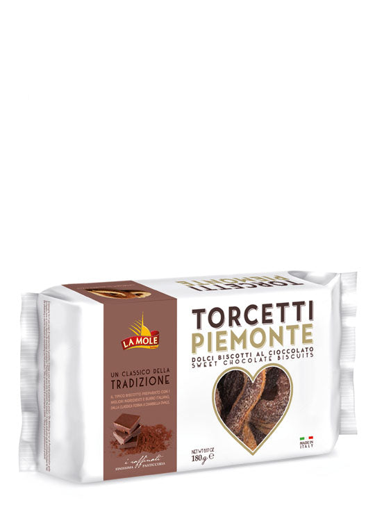 La Mole Torcetti Biscuits Chocolate  180g