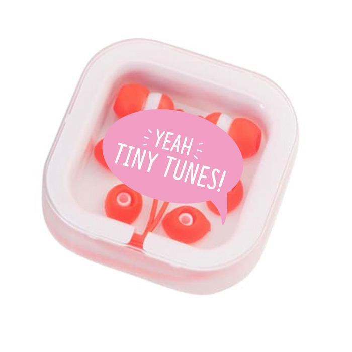 Tiny Tunes Earphones- red