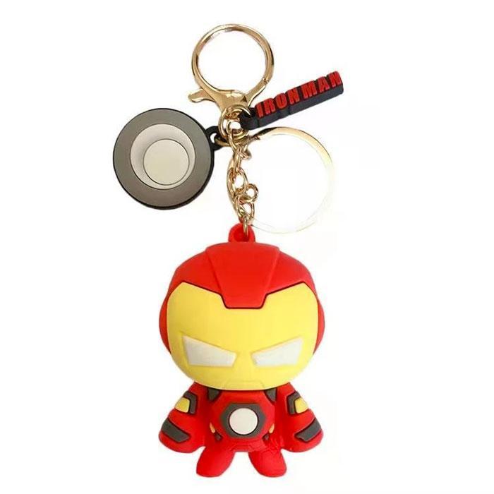 3D Marvel Characters Doll Keychain with wrist