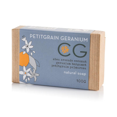 Petitgrain & Geranium Bath Soap, 100g