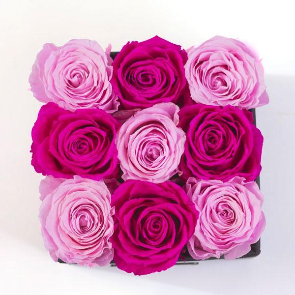 Pretty in Pink Forever Roses in a Box