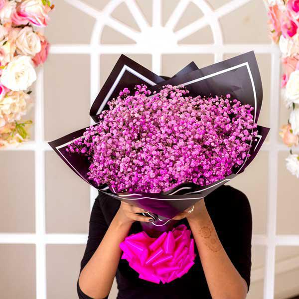 Wonder Pink Baby's Breath Bouquet