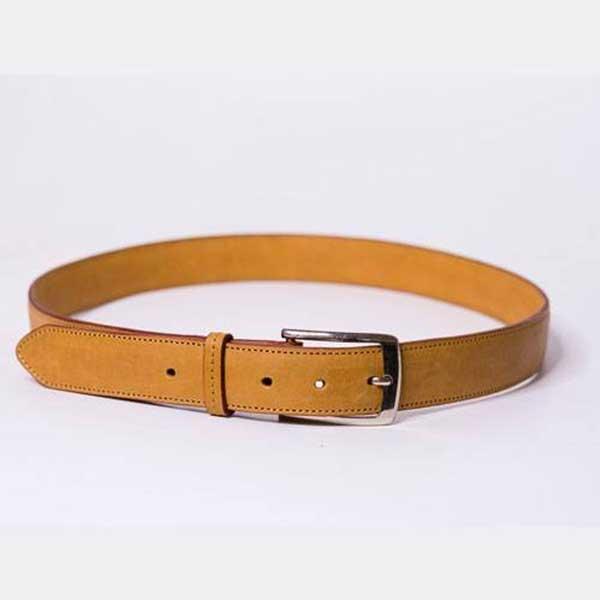 Genuine Leather Tan Men's Belt