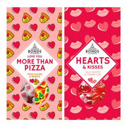Bonds Hearts & Kisses/I love you more than pizza pun Boxes