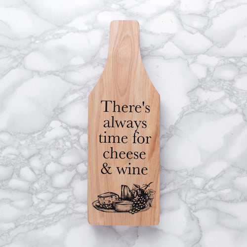 Cheese & Wine Set in Wooden Case