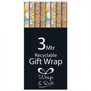 Craft Mixed 3m Wrapping Paper
