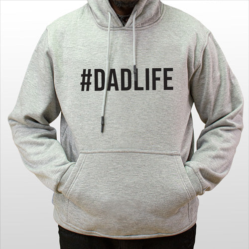 Personalised Dad's Grey Hoodie