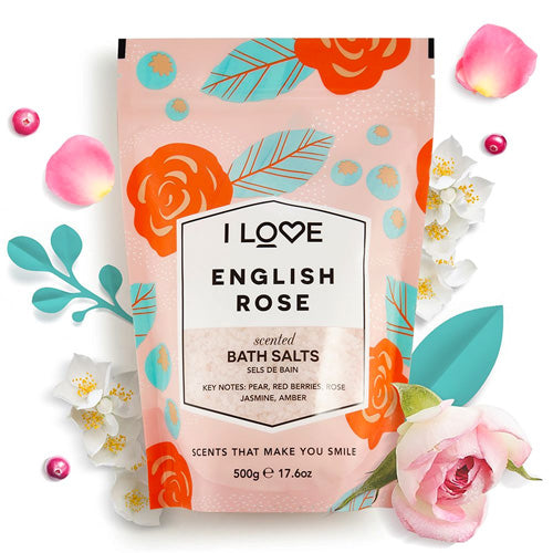 English Rose Bath Salts – 500g