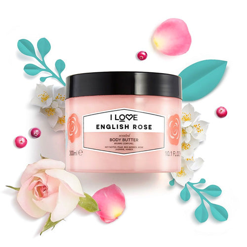 English Rose Body Butter, 300ml