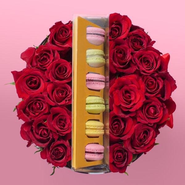 Love is in The Air Flowers Box