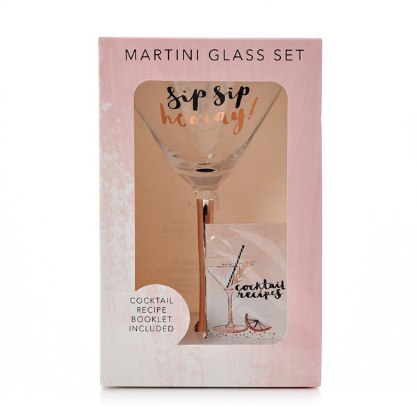 Luxe Martini Cocktail Glass - Sip Sip Hooray