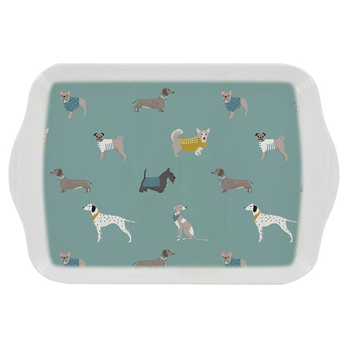 Peony Dogs Small Tray