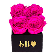 Pink ForeverRoses™ in a Cube