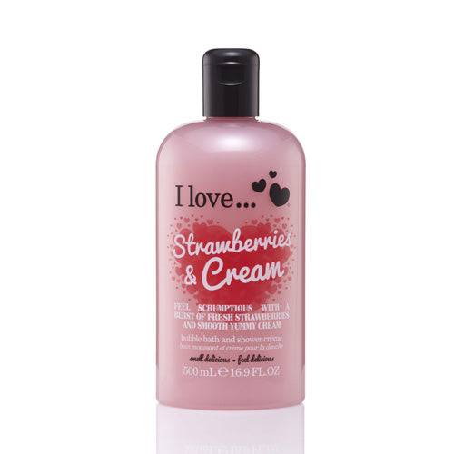 Strawberries & Cream Bath & Shower Crème (500ml)