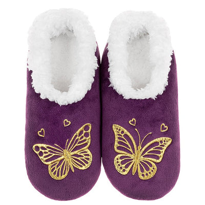 Snoozies! Pairables Butterflies Super Soft Ladies' House Slipper