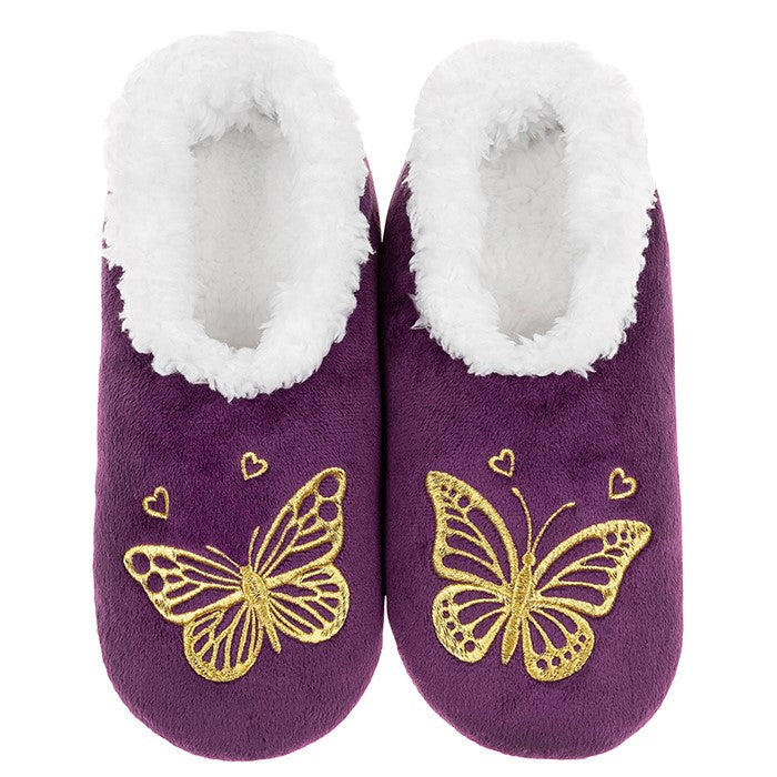 Snoozies! Pairables Butterflies Super Soft Ladies&