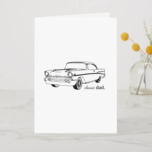 Classic Dad A6 Card