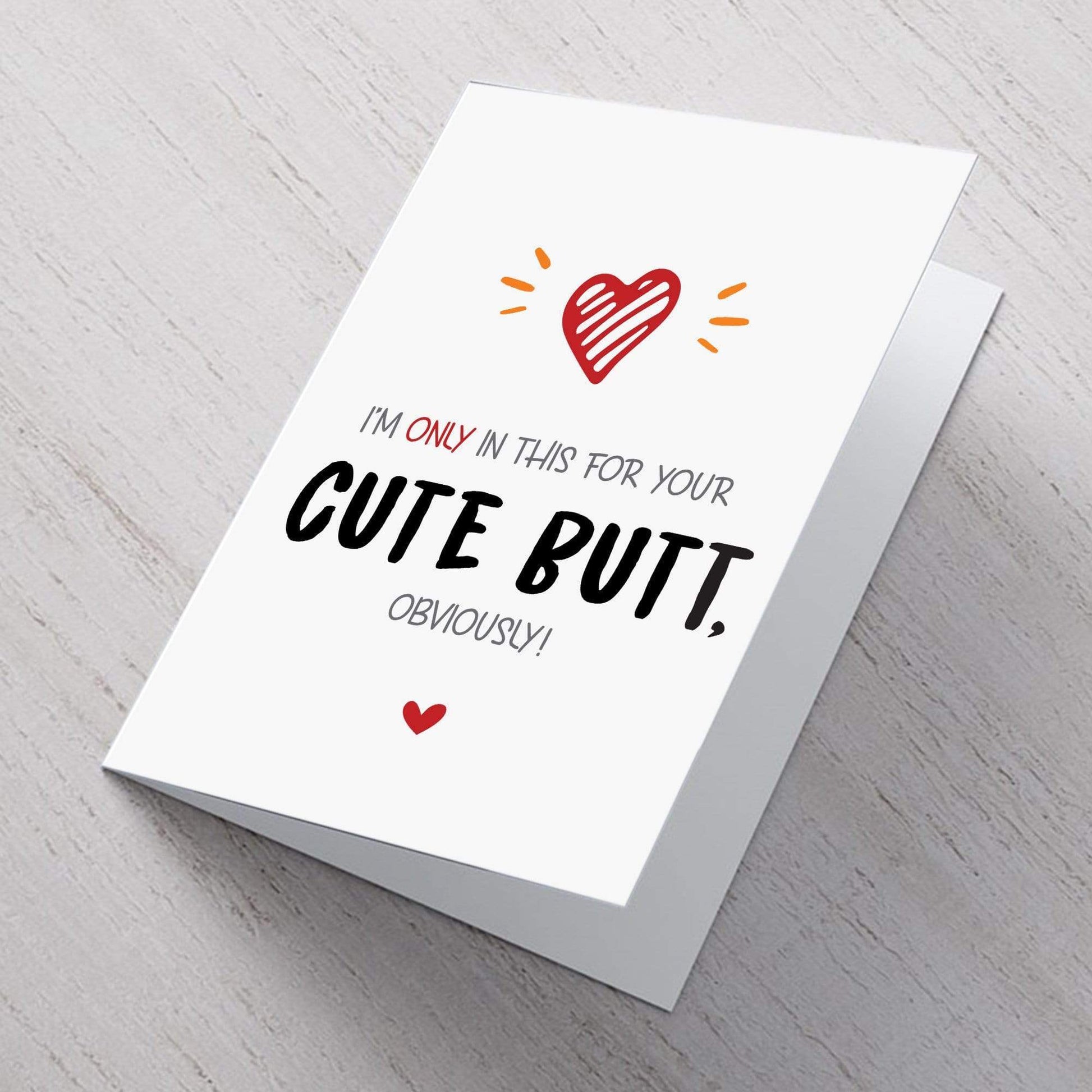 Cute Butt A6 Card