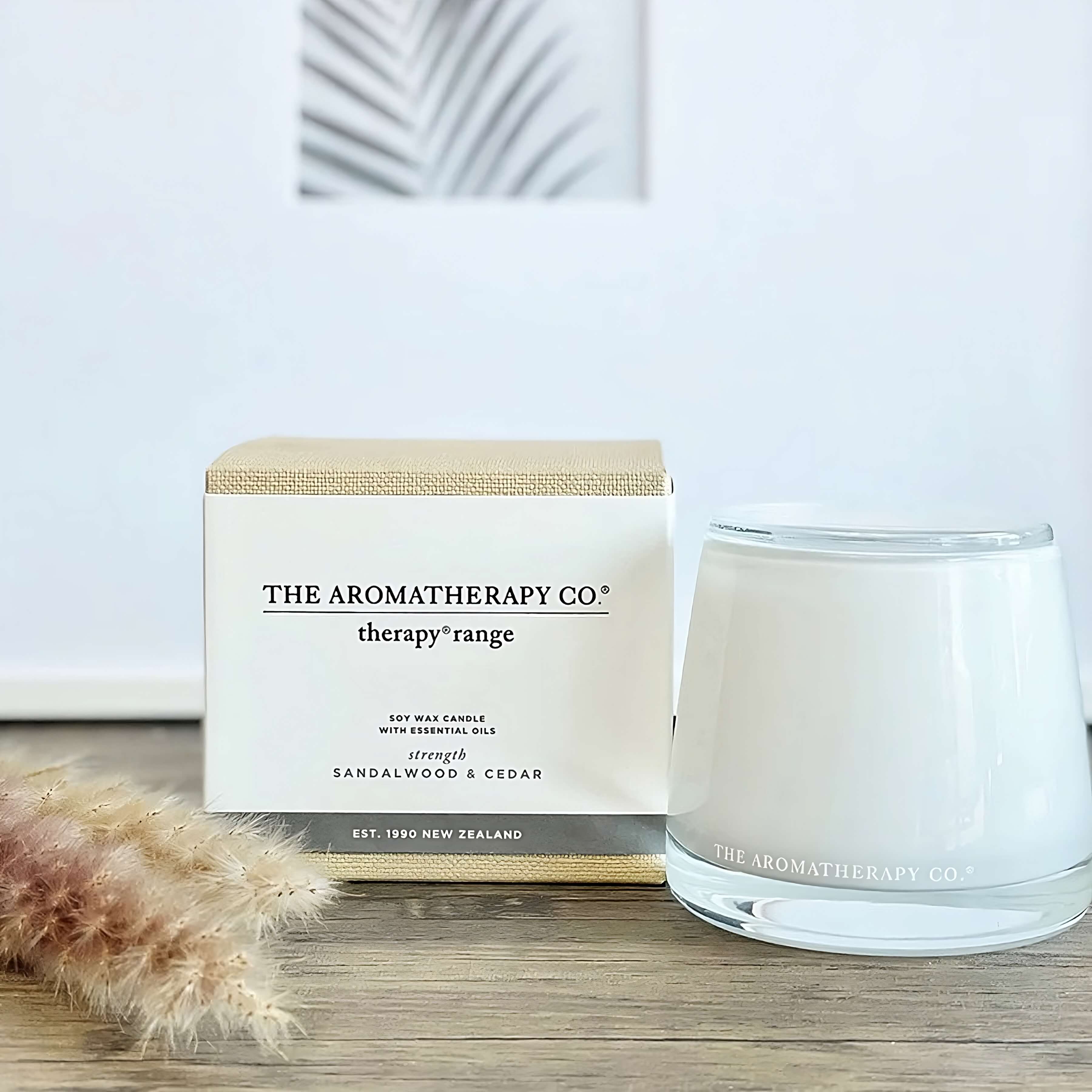 Strength Therapy Candle Sandalwood & Cedar,  260g