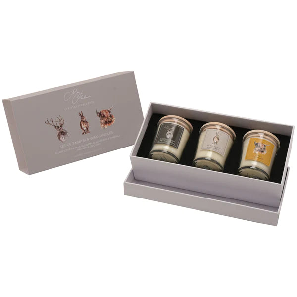 Meg Hawkins "Favourites" Set of 3 Mini Candles