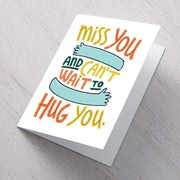 Miss You A6 Card